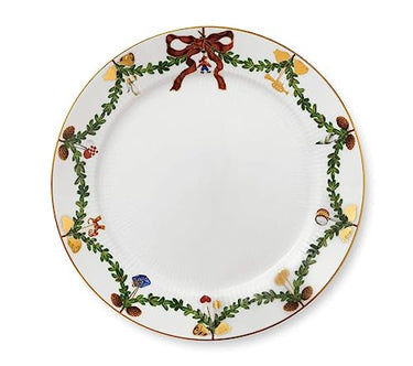 Royal Copenhagen - Speiseteller/Essteller/Teller - Star Fluted Christmas - Porzellan - Ø 27 cm im Sale